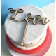 Cake topper Love