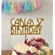 Cake topper cumpleaños personalizado cine